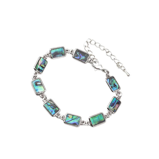 Rectangle Abalone Anklet